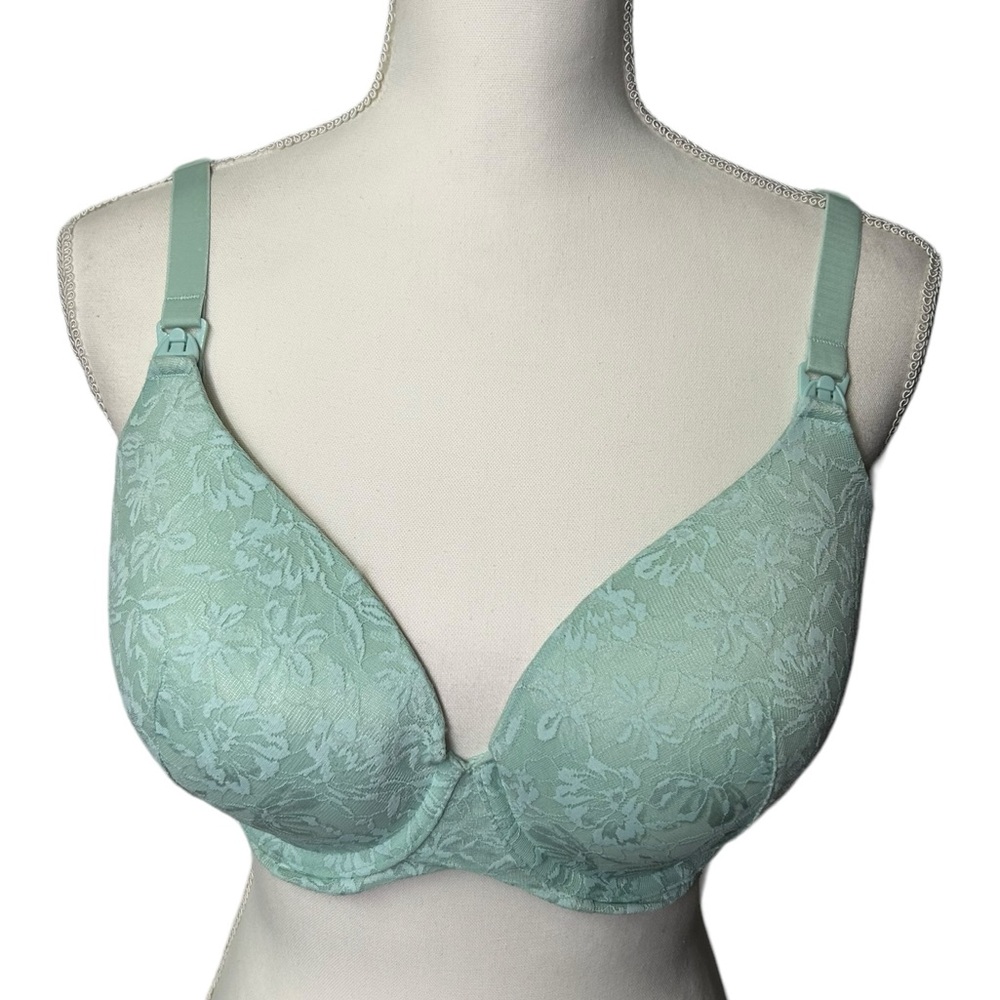 AUDEN womens lightly lined full coverage nursing t shirt bra 34DDD NWT